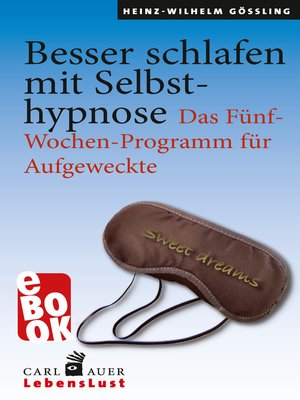 cover image of Besser schlafen mit Selbsthypnose